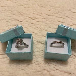 Ladies Stainless Steel Ring set